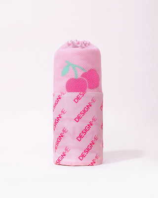 Cherry-Print Beach Towel