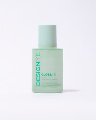 GLOSS.ME Hair Oil smooths, shines, and hydrates hair with a weightless, vitamin-rich formula, front view