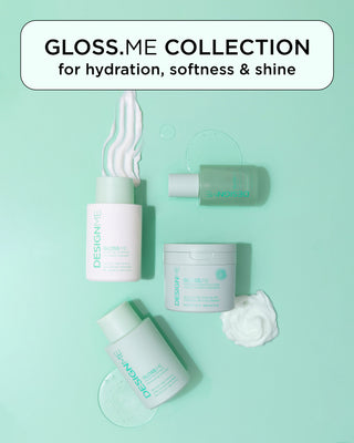 Close-up of GLOSS.ME Hydrating Treatment Mask showing its creamy, rich texture for deep hydration.