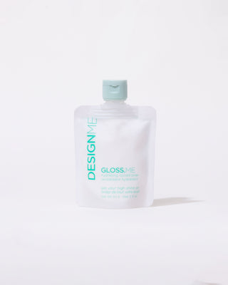 Front view of a white pouch of GLOSS.ME Hydrating Conditioner discovery size 60ml
