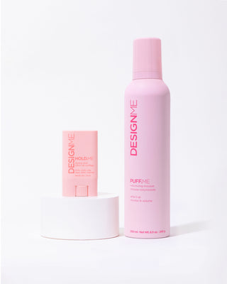 Duo de coiffure lisse et volumineux