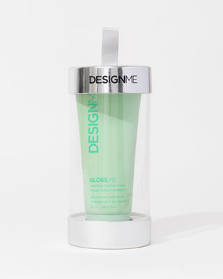 GLOSS.ME hydrating treatment mask ornament displayed on a grey background.
