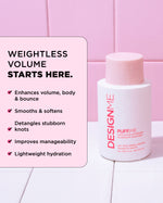 PUFF.ME Volumizing Conditioner with list of benefits and features