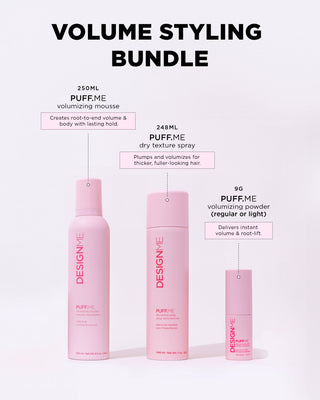Description of products in Volume Styling Bundle
