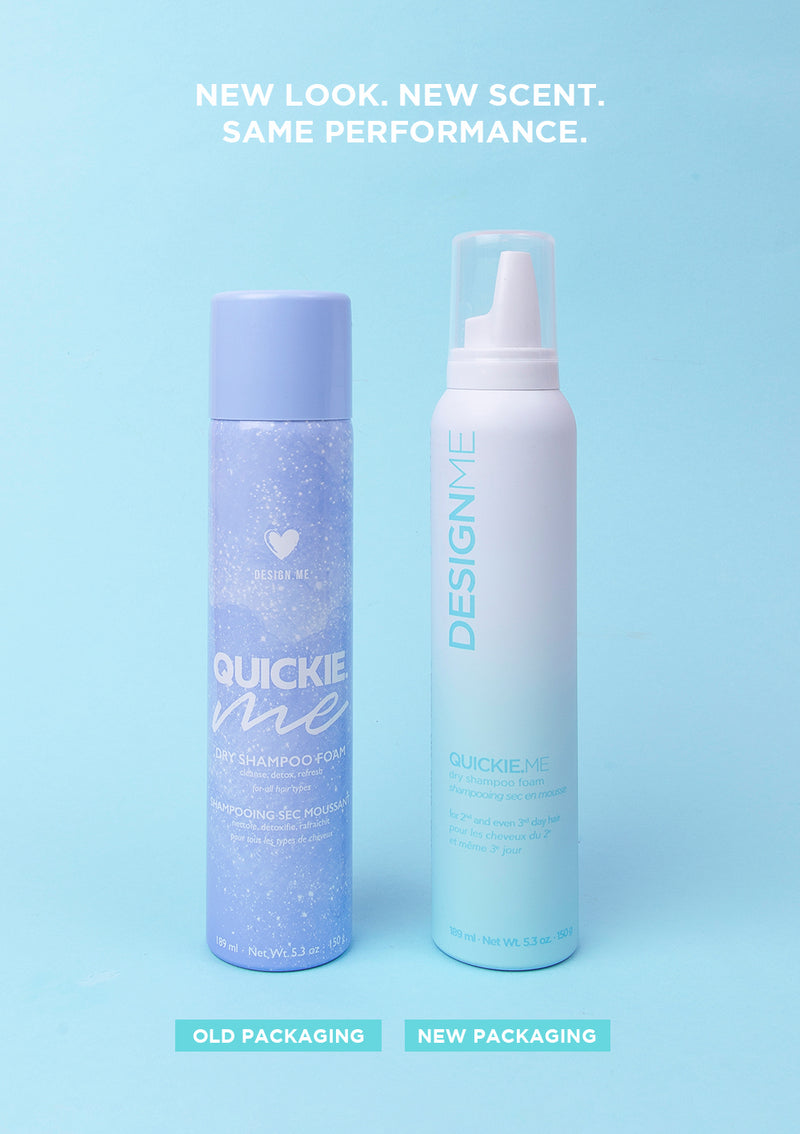 Review: Design.Me Hair - Quickie.ME Dry Shampoo and Foam* - miranda loves